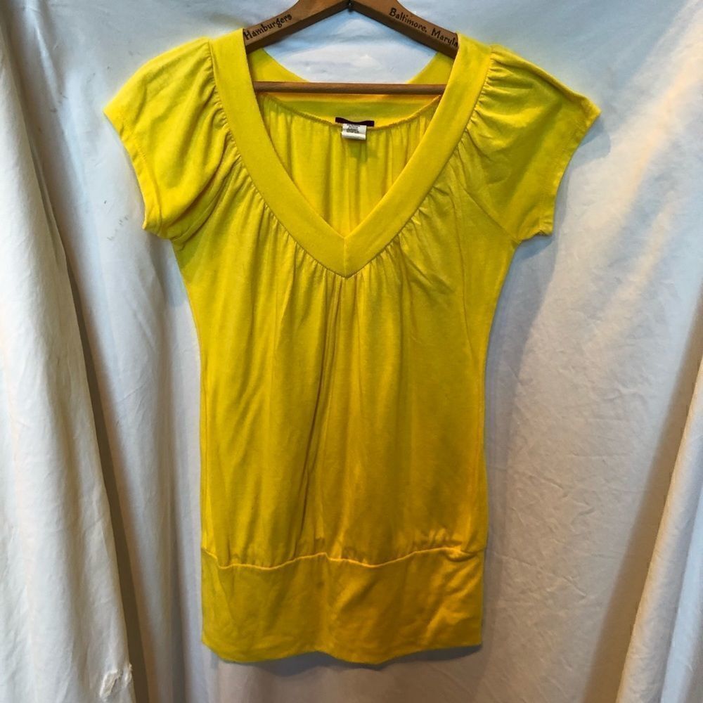 Candy Rain Blouse Yellow Small